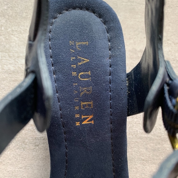 Lauren by Ralph Lauren Dress Sandal, Navy, Size 6B - Picture 5 of 5